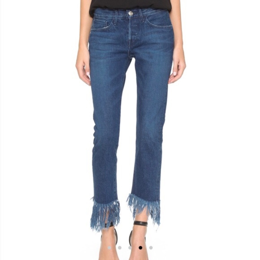 3X1 NYC frayed boyfriend jeans